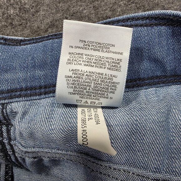 Express Jeans Womens 8 Long Light Blue Bell Flare Super High Rise Belted Denim - Picture 6 of 10